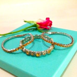 Yellow Beaded Bracelet (3 as a set)